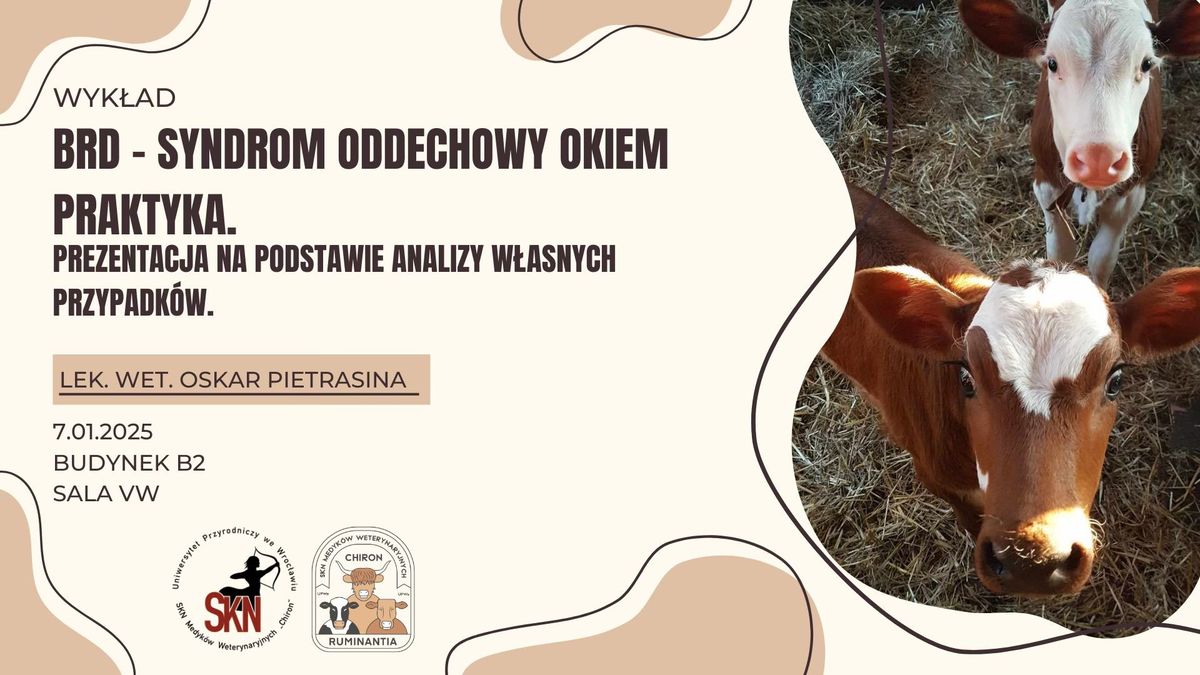 Wyk\u0142ad: ,,BRD- syndrom oddechowy okiem praktyka"- lek. wet. Oskar Pietrasina