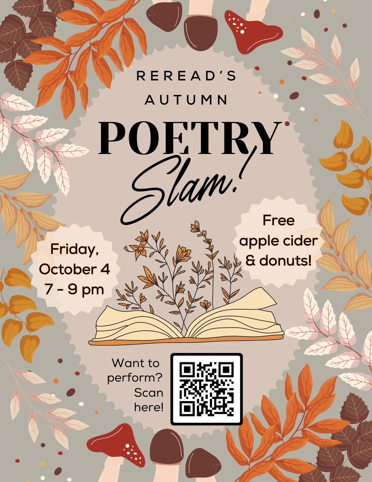 ReRead's Autumn Poetry Slam!