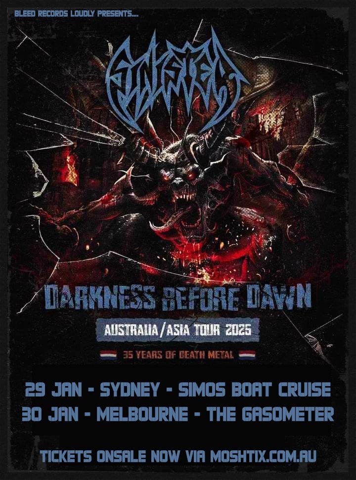 SINISTER \/ HOLLAND\/ MELBOURNE SHOW