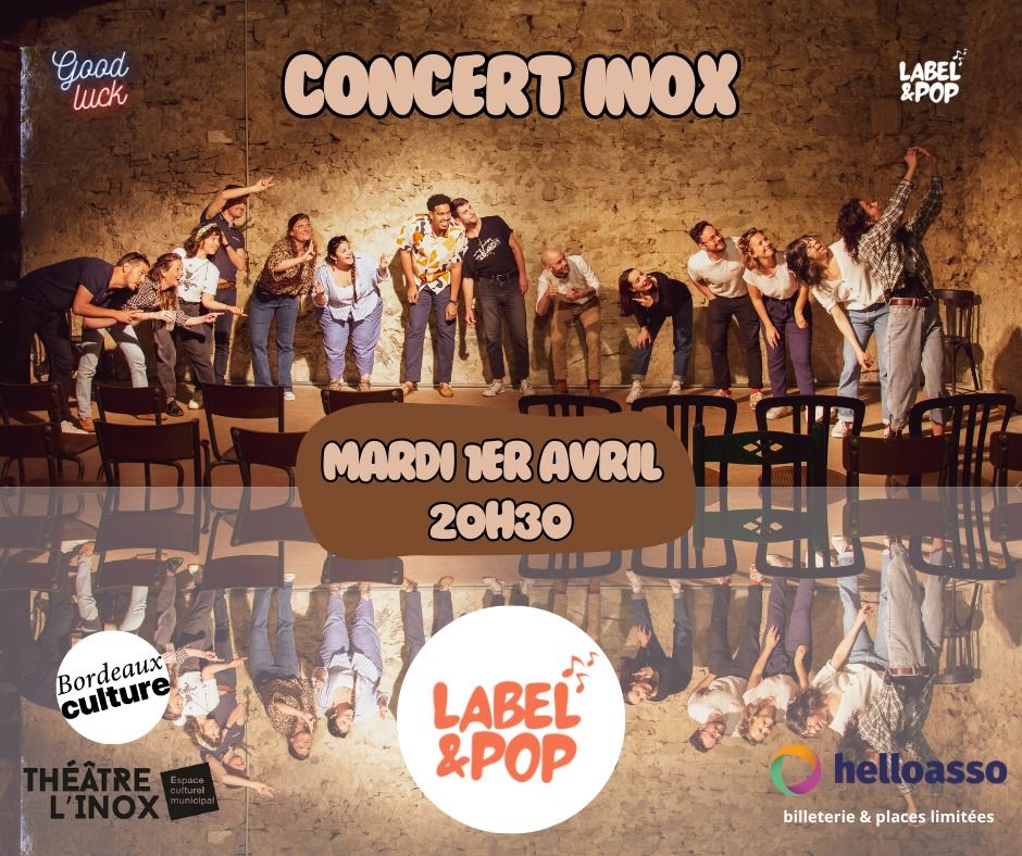 CONCERT LABEL & POP A L'INOX 