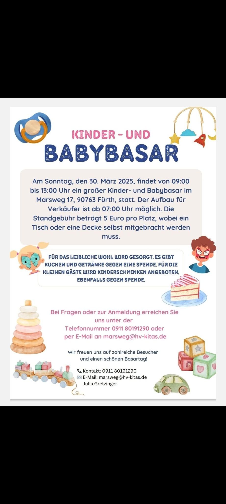 Kinder- und Babybasar F\u00fcrth 