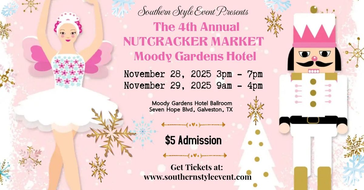 Nutcracker Market Moody Gardens Hotel