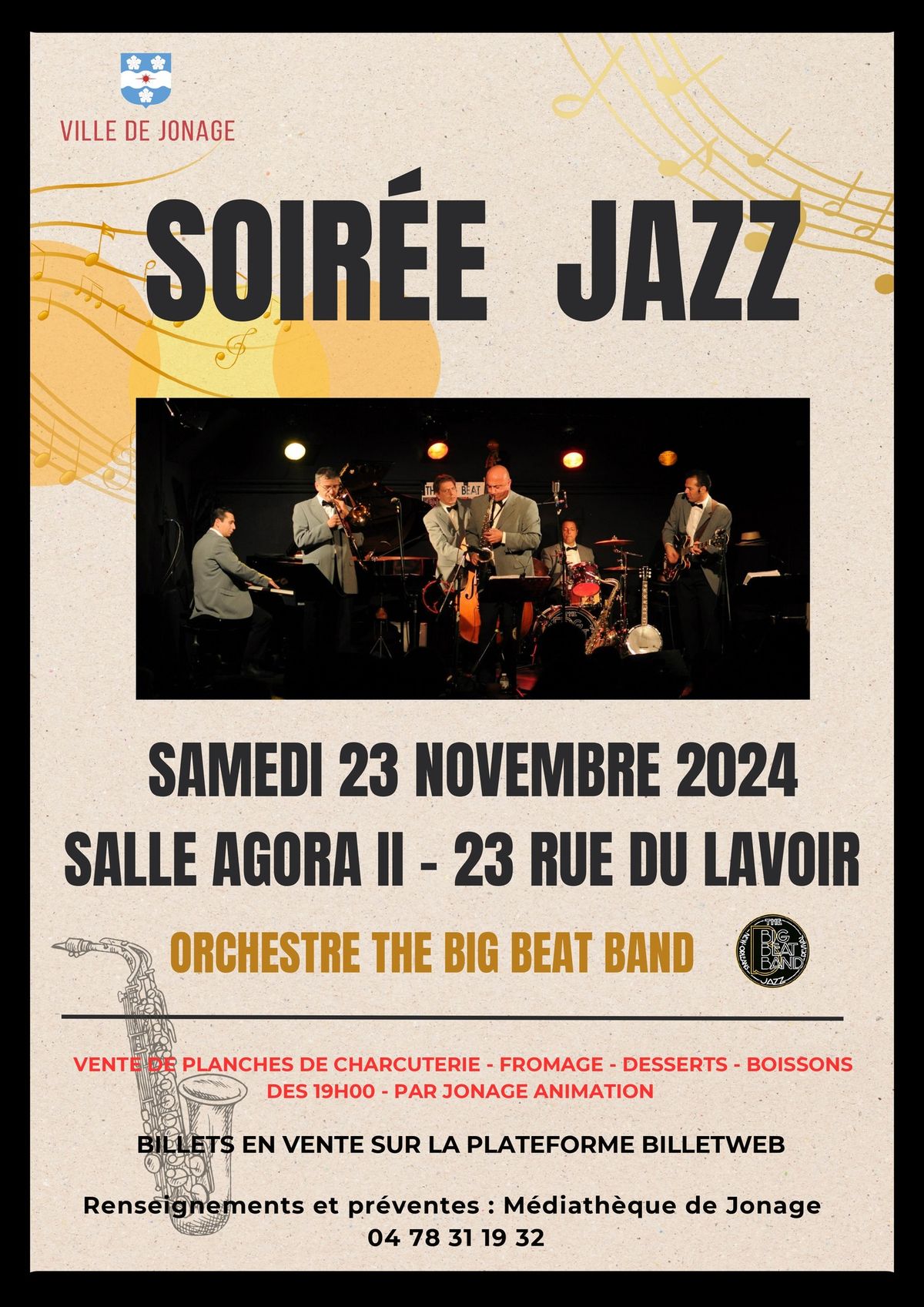 Grande soir\u00e9e Jazz avec THE BIG BEAT BAND