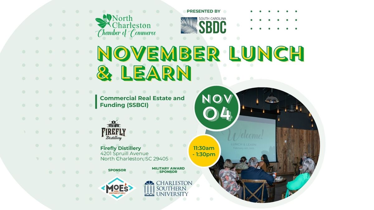 November North Charleston Chamber Lunch & Learn Presented by SBDC