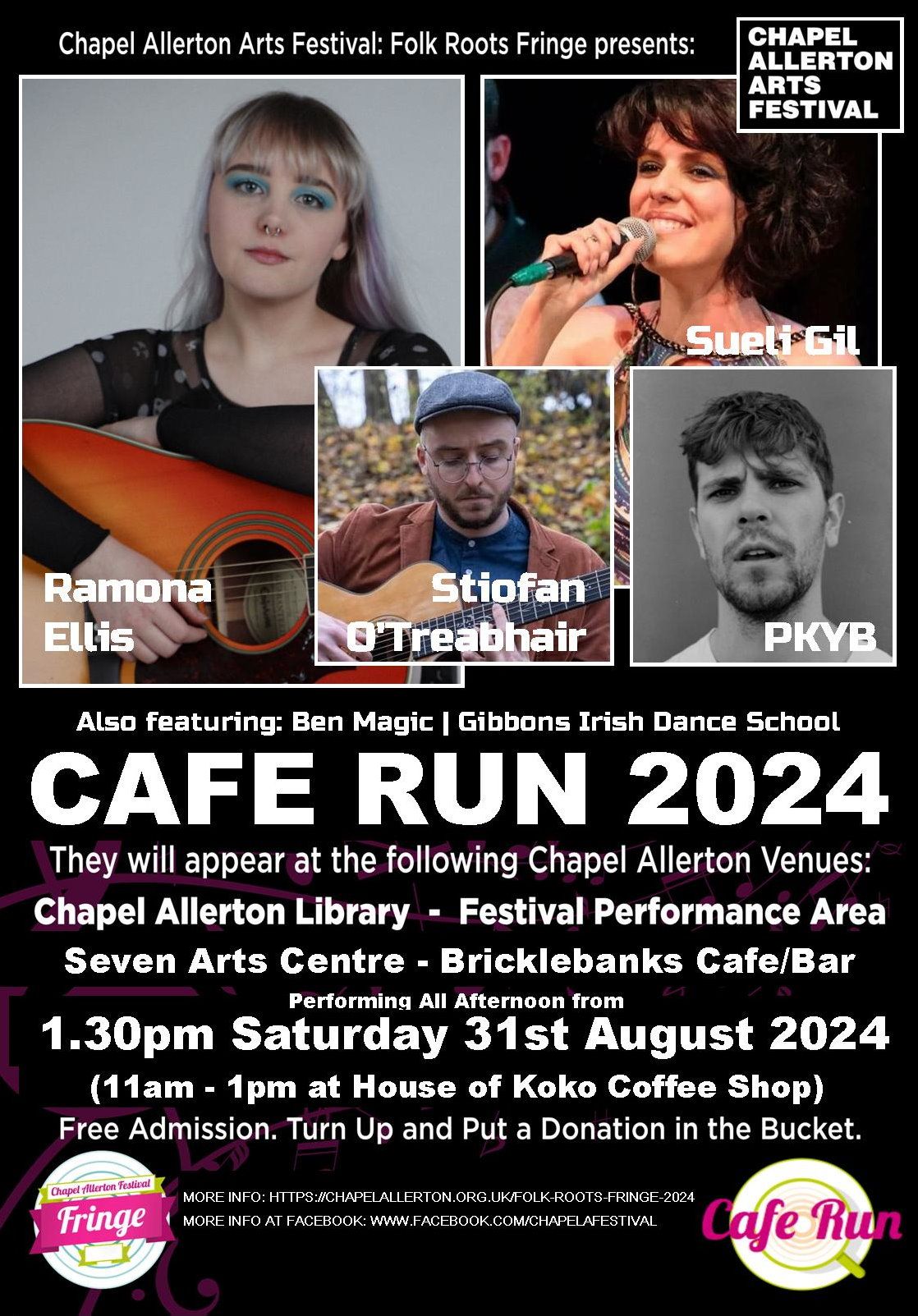 2024 CAFE RUN @ Folk Roots Fringe part of Chapel Allerton Arts Festival