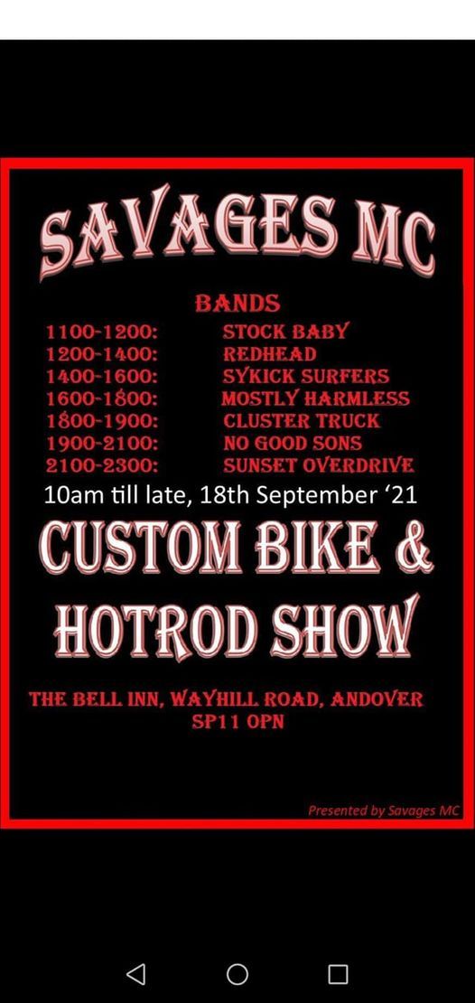 Sykick Surfers - Savages MC Custom Bike & Hot Rod Show - Andover