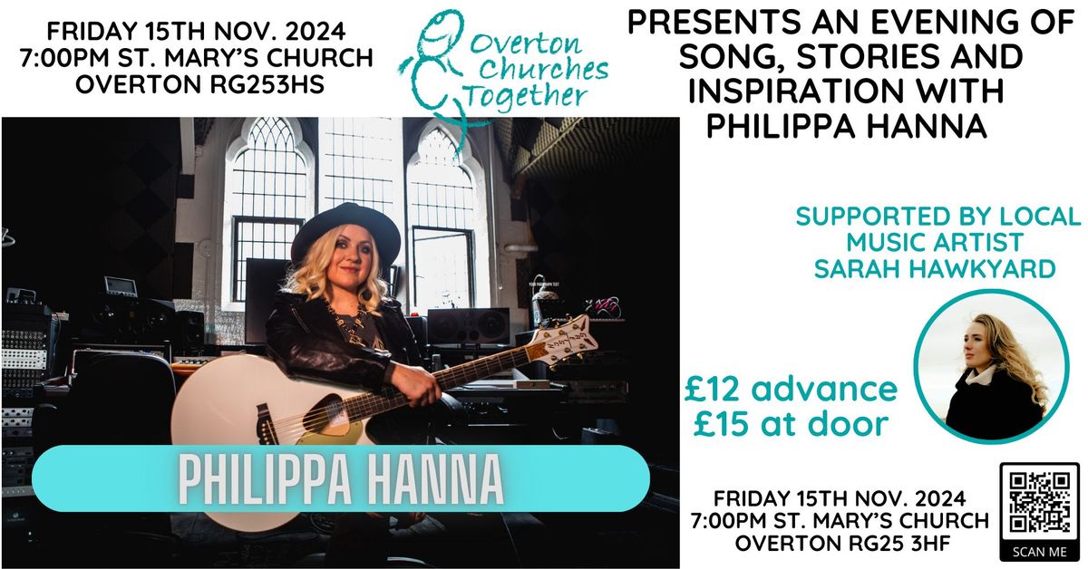 An Evening of Songs, Stories and Inspiration with Philippa Hanna