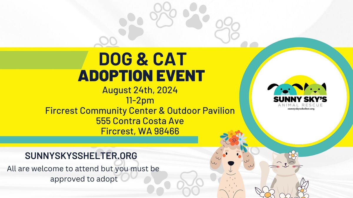 Dog and Cat Adoption Event