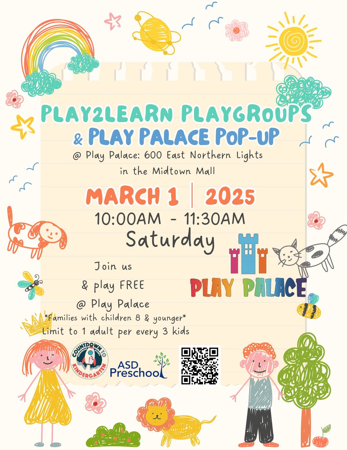 Play2Learn & Play Palace Pop-Up