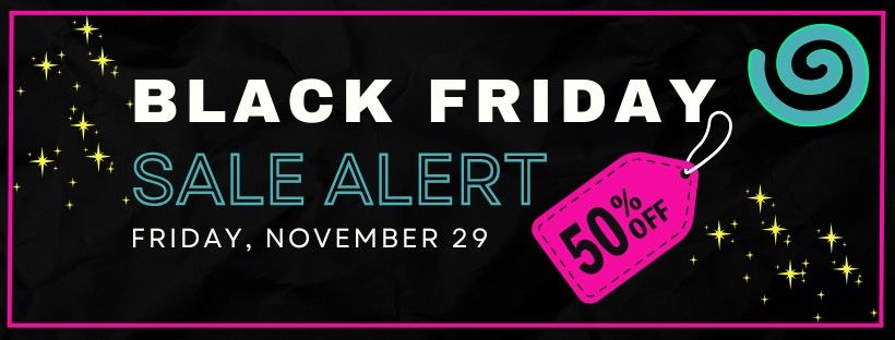 50% off Black Friday Sale