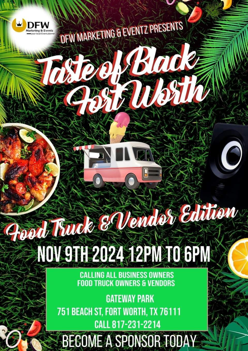 Taste of Black Fort Worth Food Truck Festival & Vendor Edition 