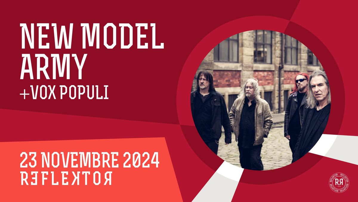 NEW MODEL ARMY + VOX POPULI au REFLEKTOR le 23 novembre 2024