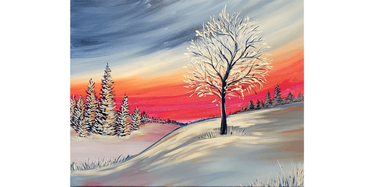 Periwinkle Winter - Paint and Sip in Sacramento | Classpop!\u2122