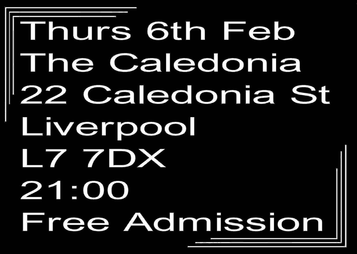 Speakeasy Bootleg Band @ The Caledonia Thurs 6th Feb & First Thursday Every Month