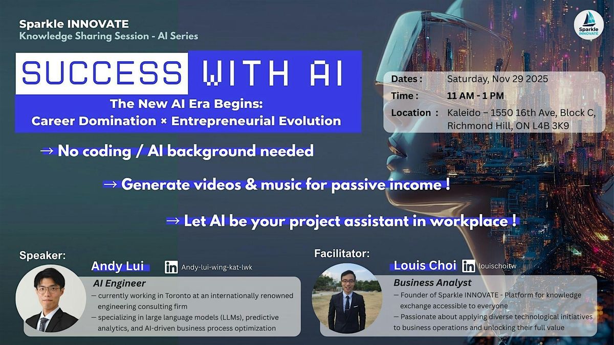 The New AI Era Begins - AI Applications for Daily Business & Side Income