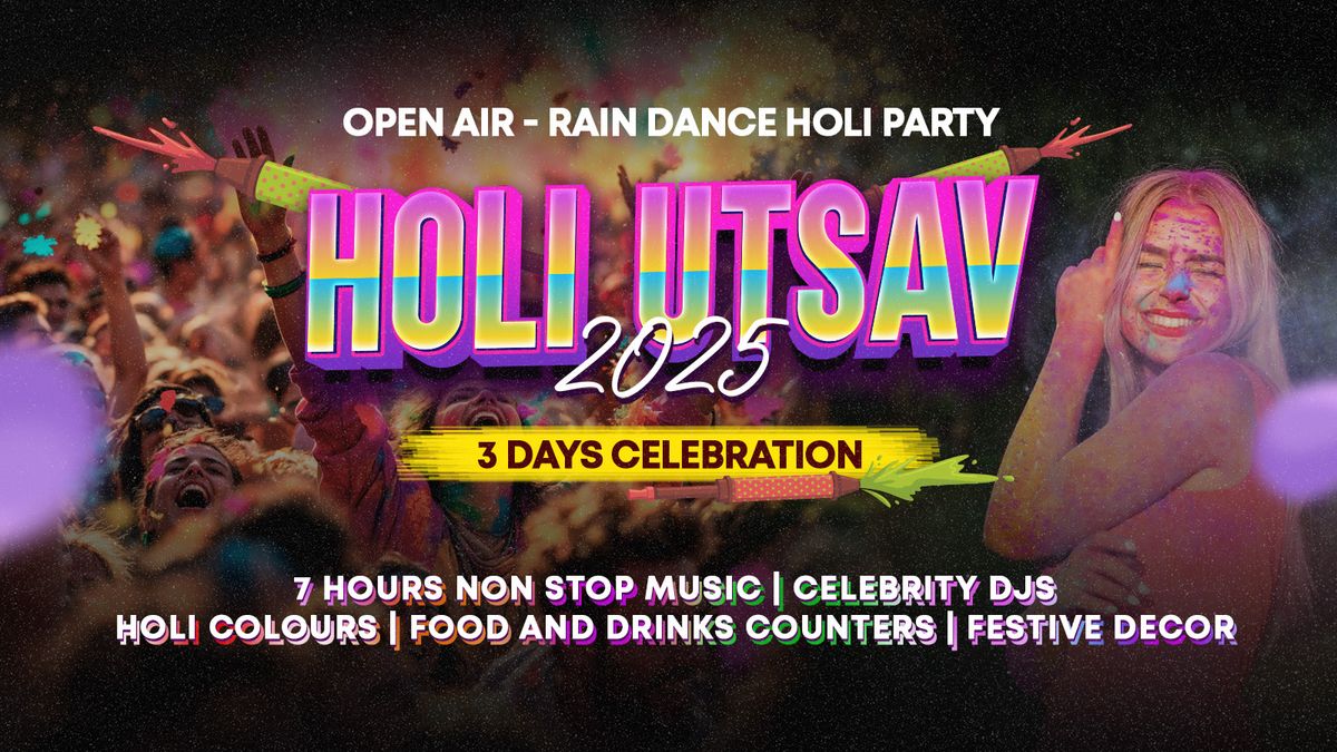 Biggest Rain Dance Open Air Holi Party 2025