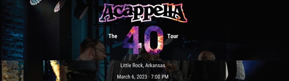 Acappella 40th Anniversary Concert