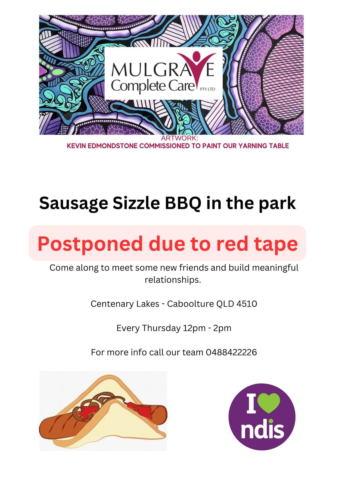 Sausage Sizzle in the Park 