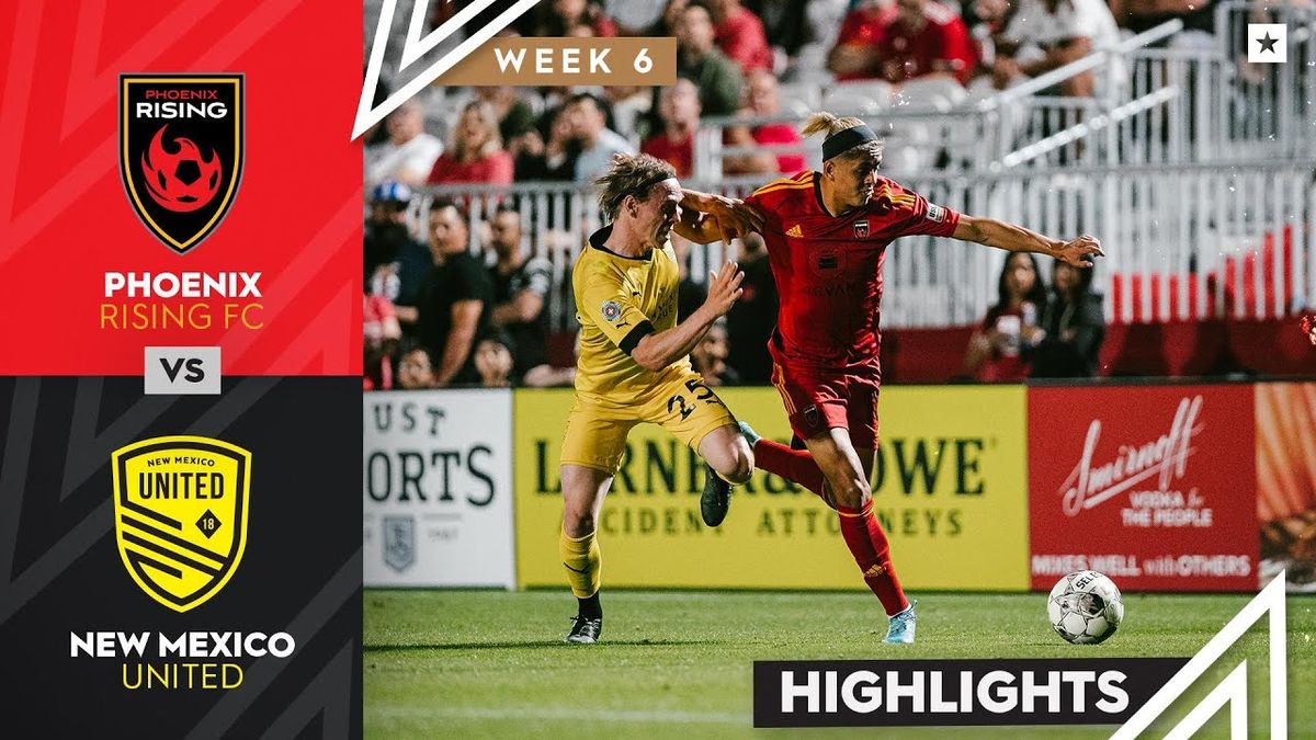 New Mexico United vs Phoenix Rising FC