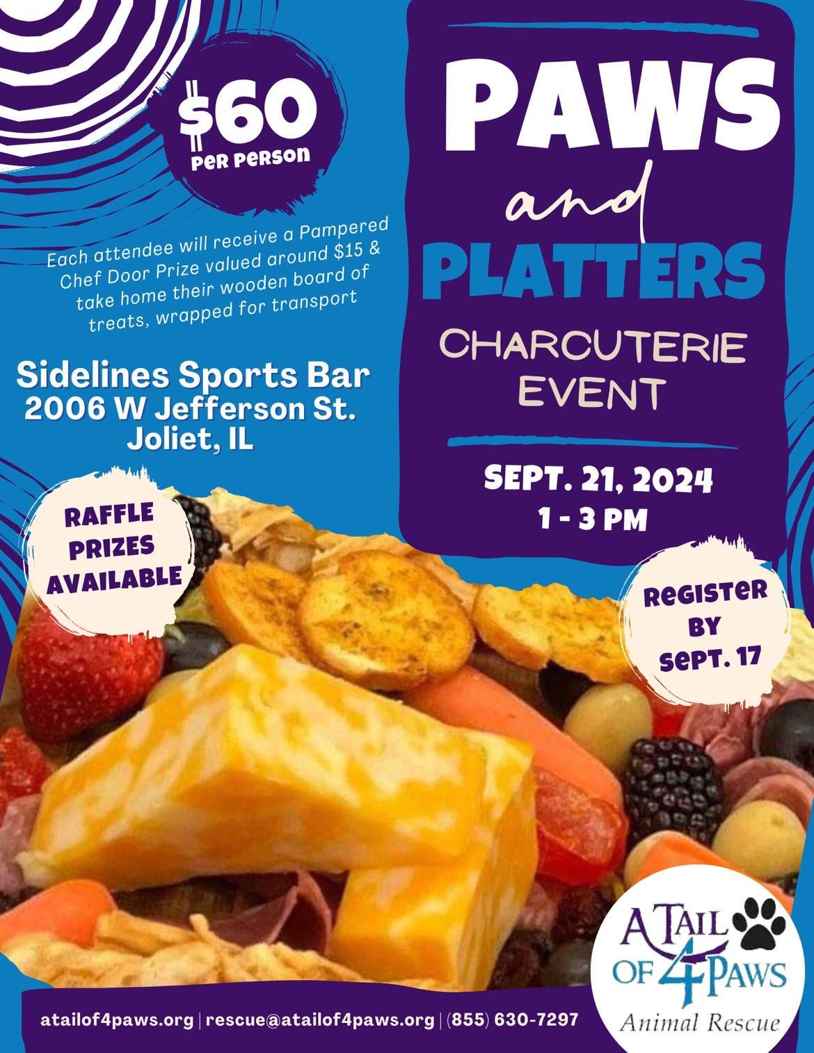 Paws & Platters Charcuterie Event