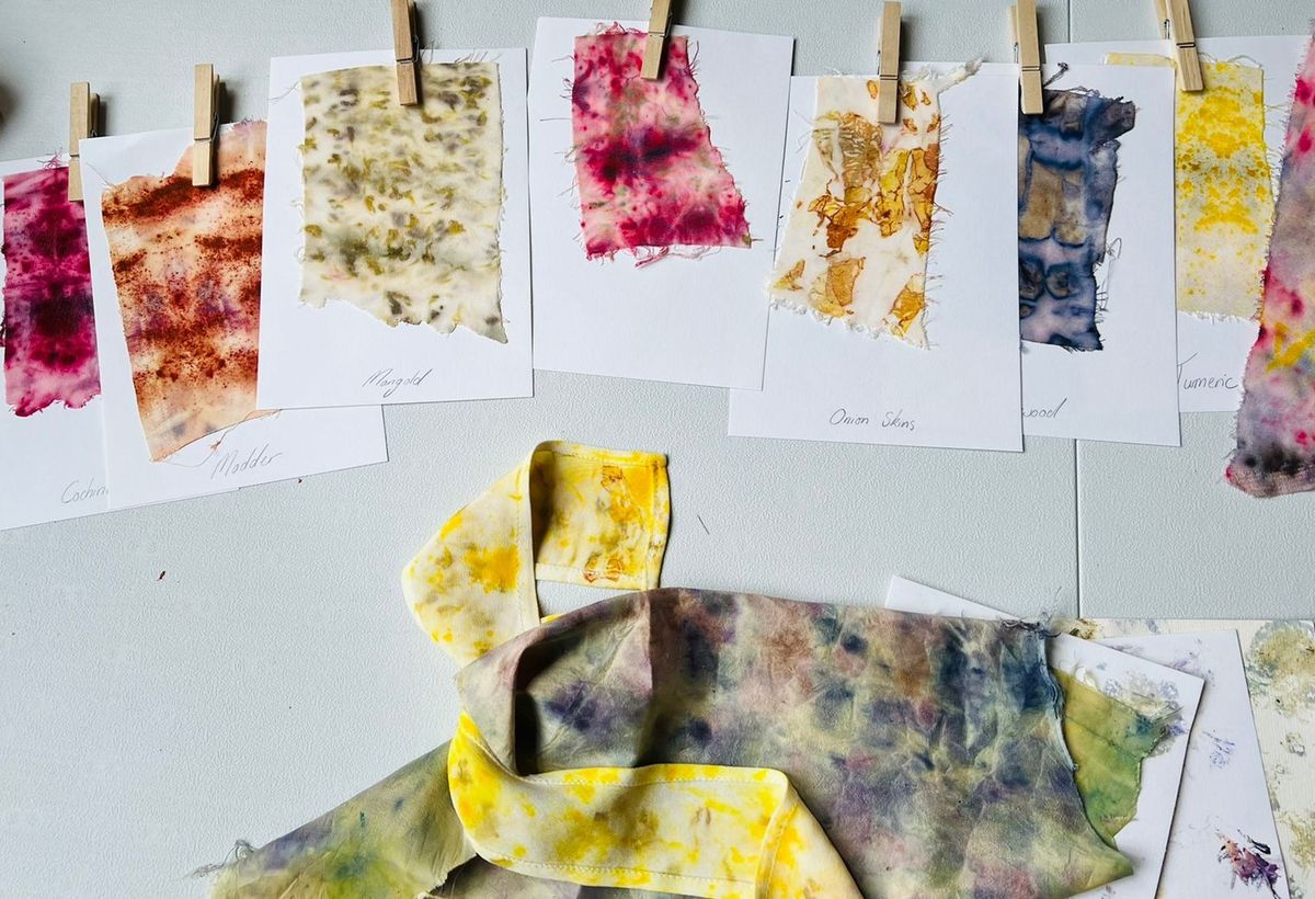 Bundle Dye Workshop with award-winning textile artist, Alice Burnhope