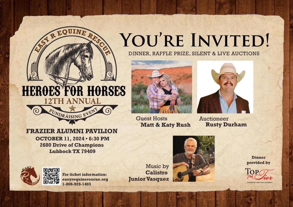 12th Annual Heroes for Horses Fundraising Event