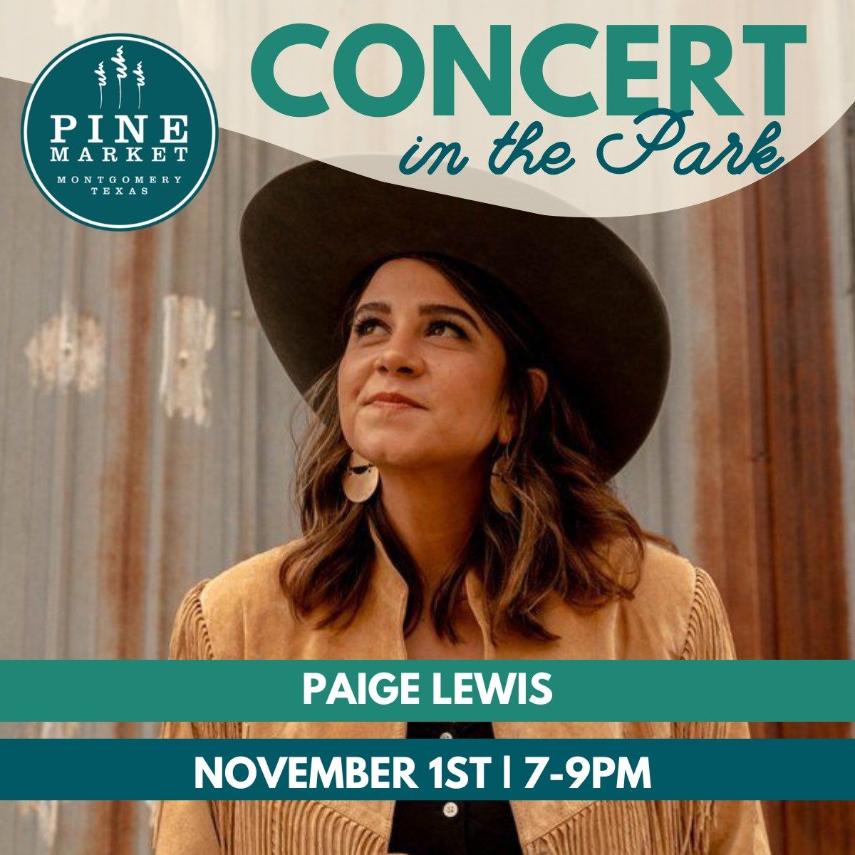 Concert in the Park - Paige Lewis