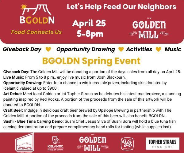 BGOLDN Spring Event at the Golden Mill