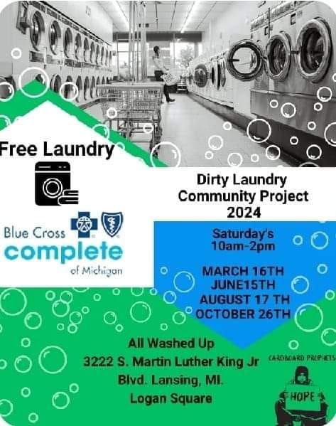 Free Dirty Laundry Project Sponsored By BLUE CROSS COMPLETE OF MICHIGAN