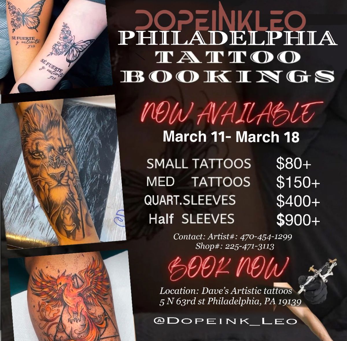 Philadelphia Tattoo Tour