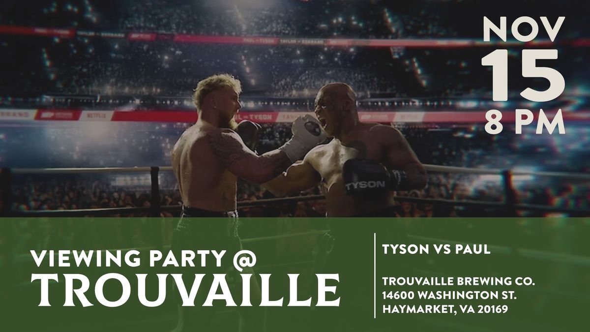 Tyson vs Paul - Viewing Party (NO COVER!)