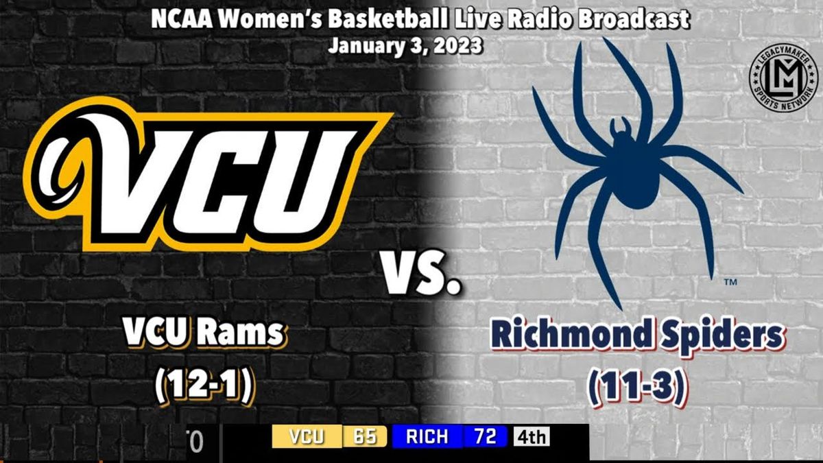 Virginia Commonwealth Rams Women's Basketball vs. Richmond Spiders