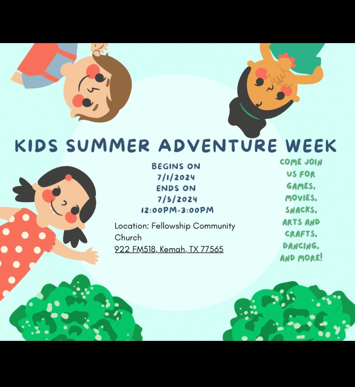 Kids Summer Adventure Week