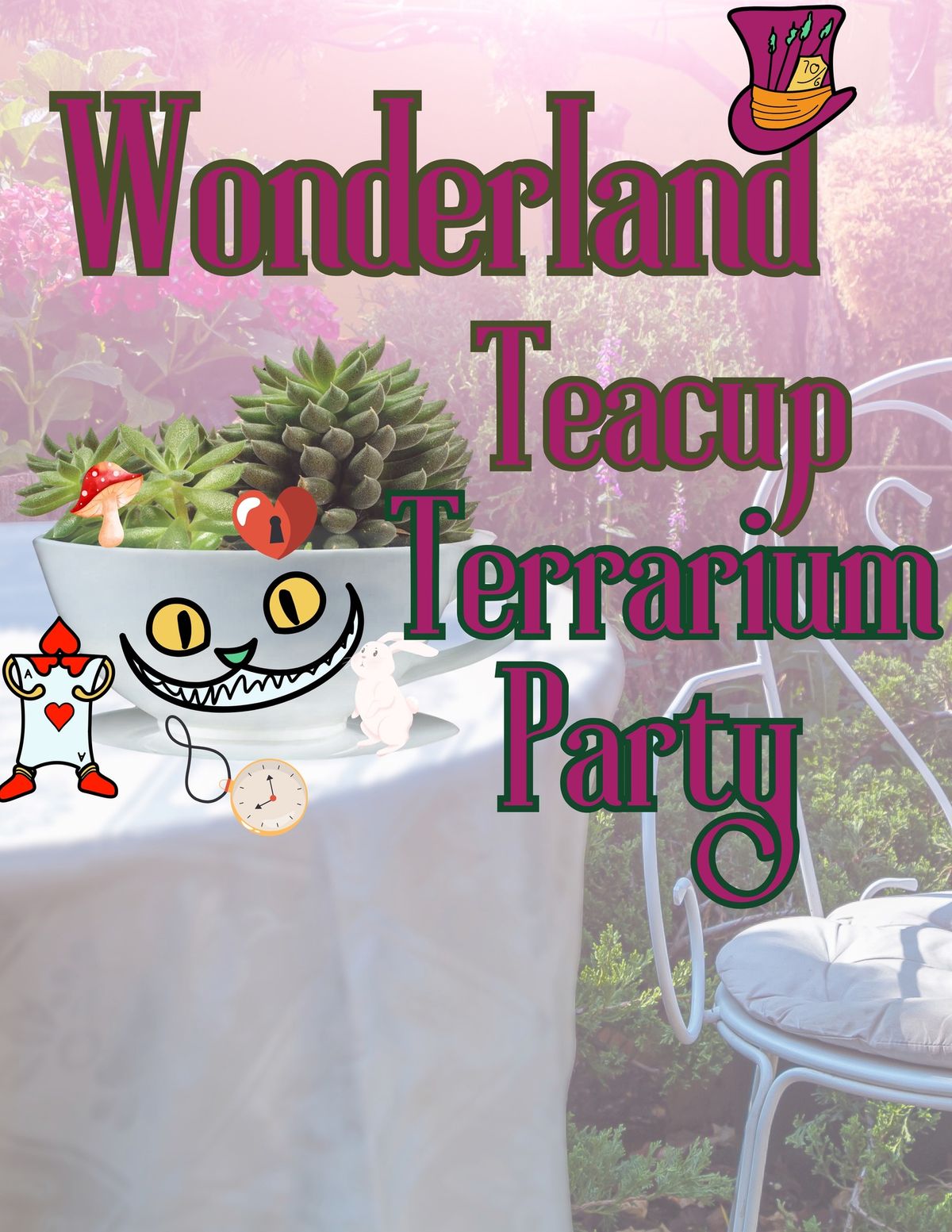 Make Your Own Wonderland Teacup Terrarium