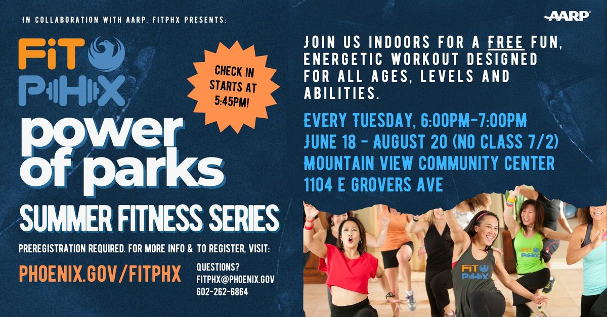 FitPHX Power of Parks - EVERY TUESDAY Free Fitness Group Classes