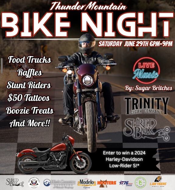 Sugar Britches Bike night at Harley Davidson!