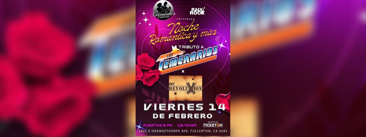   TRIBUTO A LOS TEMERARIOS X OC REVOLUTION 