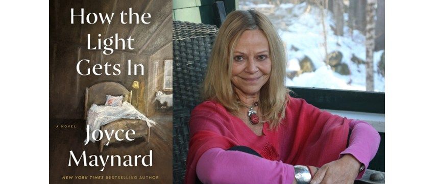 Joyce Maynard signs her latest book, "How the Light Gets In"