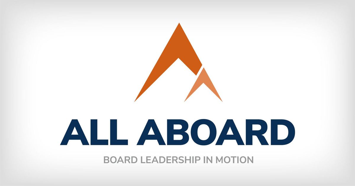 All Aboard: Board Leadership in Motion