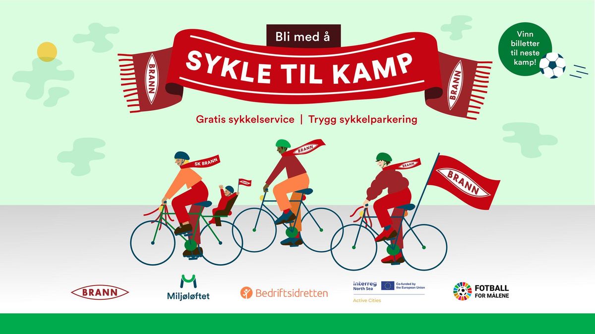 Sykle til kamp: Brann\u2013R\u00f8a (Toppserien) | Gratis sykkelservice og bemannet sykkelparkering