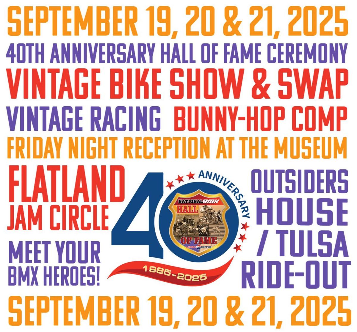 BMX Hall of Fame Weekend - Ceremony, Bike Show & RideOut