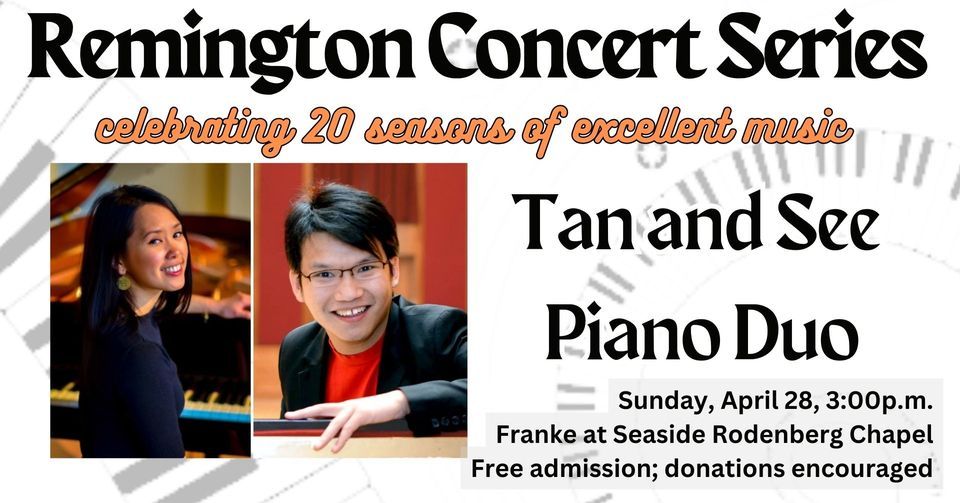Remington Series presents: Tan and See Piano Duo