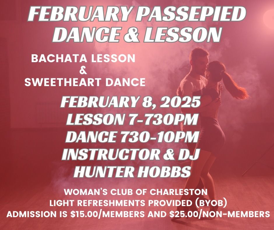 Passepied Dance Club February Sweetheart Dance & Bachata Lesson