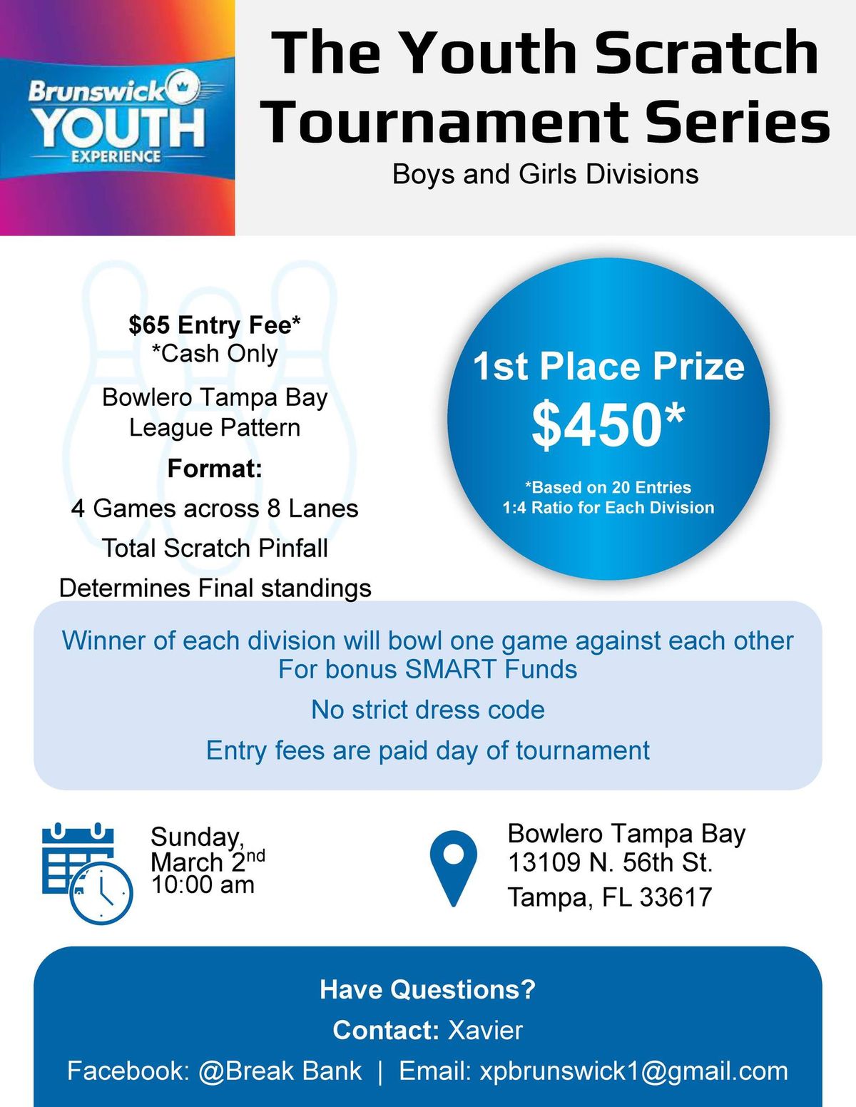 Brunswick Youth Scratch Tournament Series