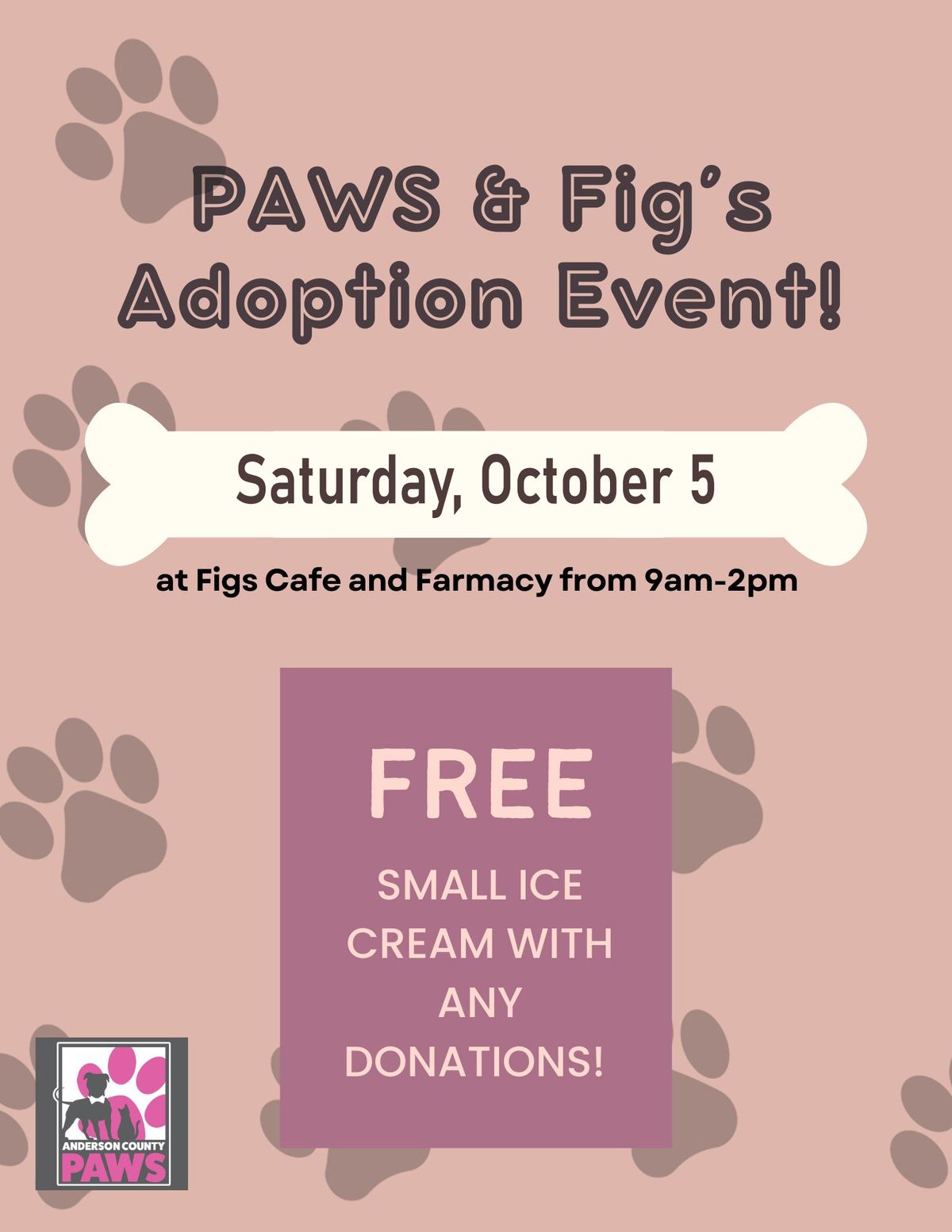 PAWS & Fig\u2019s Adoption Event