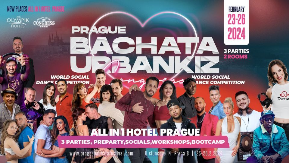 Prague Bachata & Urbankiz Congress 2024 - official event 6th edition - NEW PLACE 