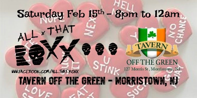 All That Roxx Mends Broken Hearts at Tavern Off The Green in Morristown