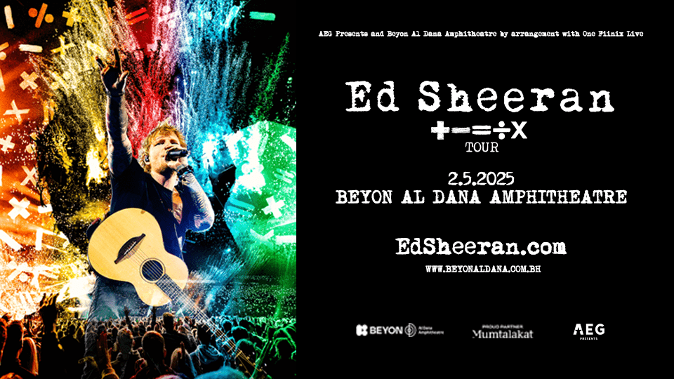 Ed Sheeran at Beyon Al Dana Amphitheatre,\u00a0Bahrain