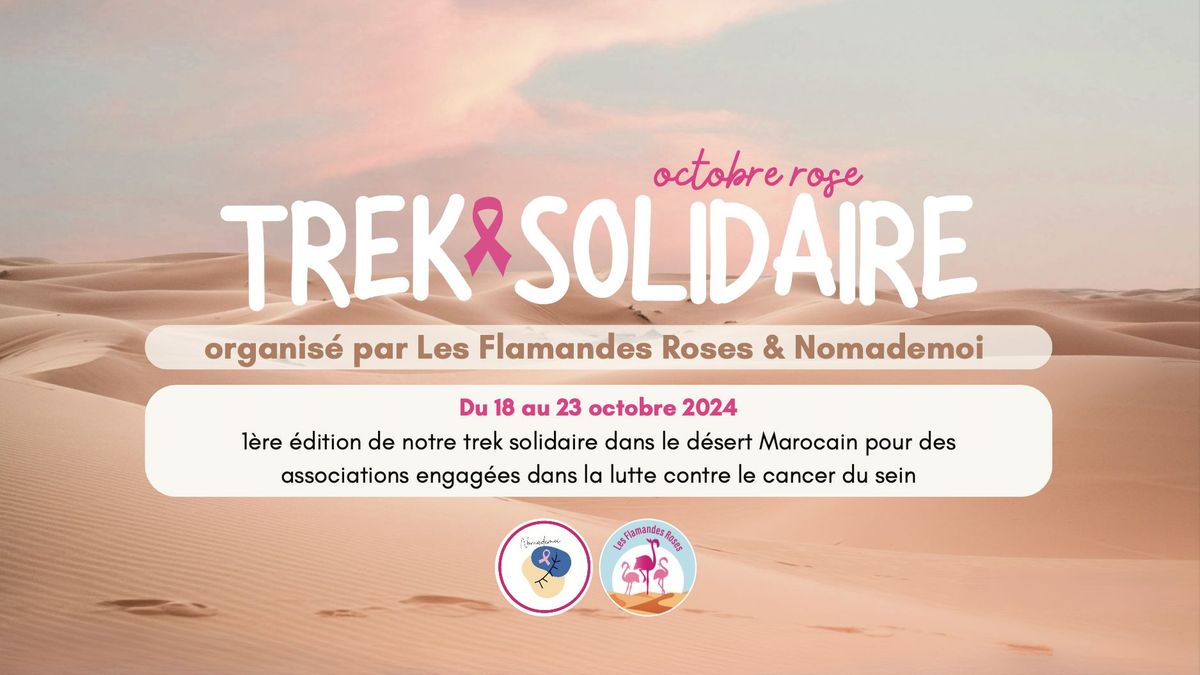 Trek Solidaire & 100% f\u00e9minin dans le d\u00e9sert Marocain 