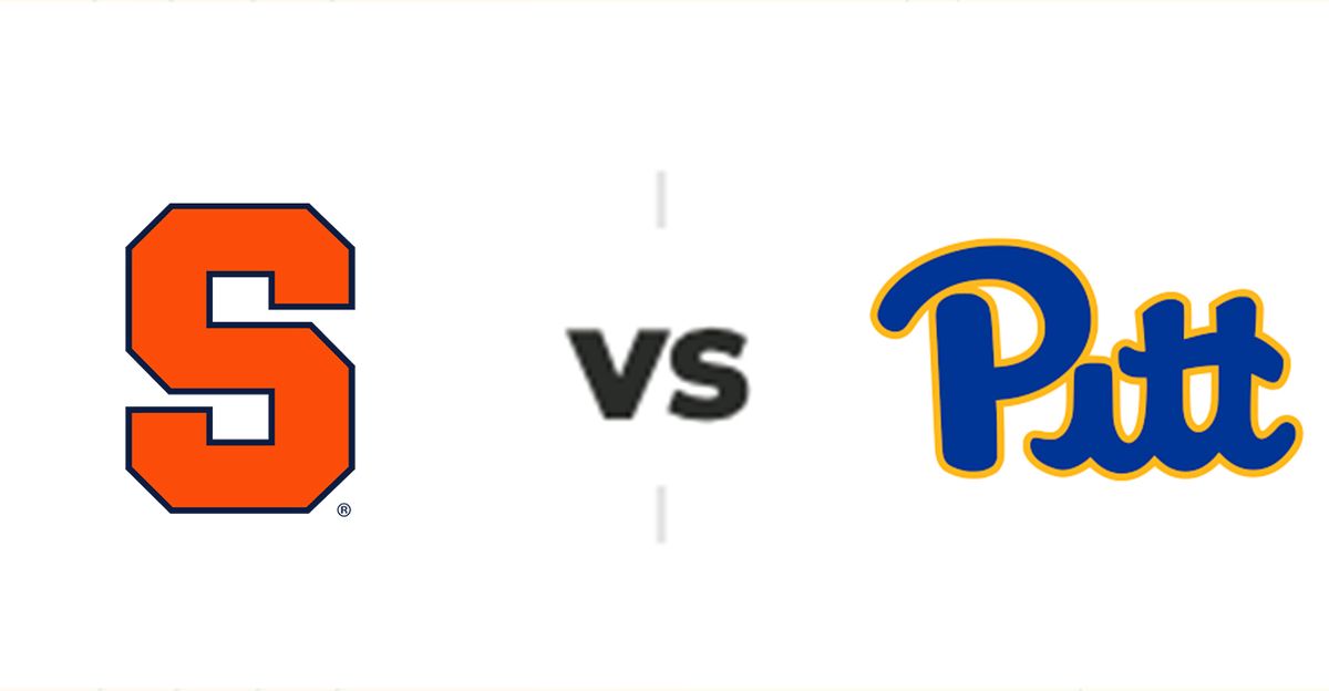 Pittsburgh Panthers at Syracuse Orange Football